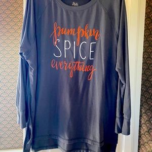 Pumpkin spice top